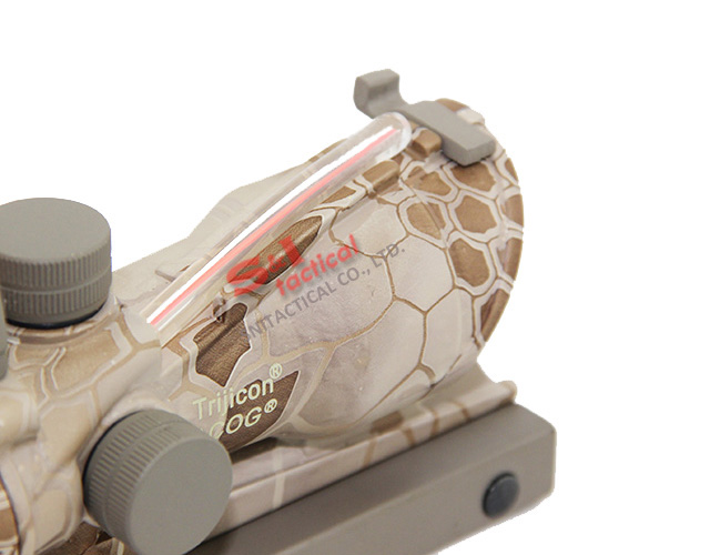 ACOG 4X32 Real Fiber Source Red Illuminated W RMR sight